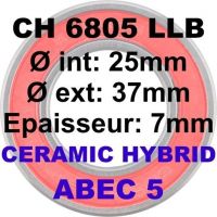 ENDURO Roulements 6805 LLB C3 Ceramique