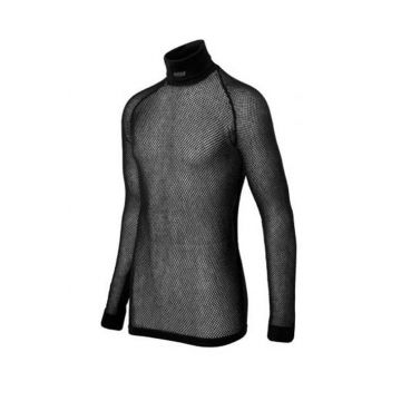 BRYNJE Sous Maillot Manches Longues Col Montant Thermo Noir