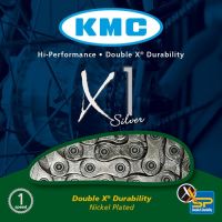 KMC Chaine X1 Single speed silver