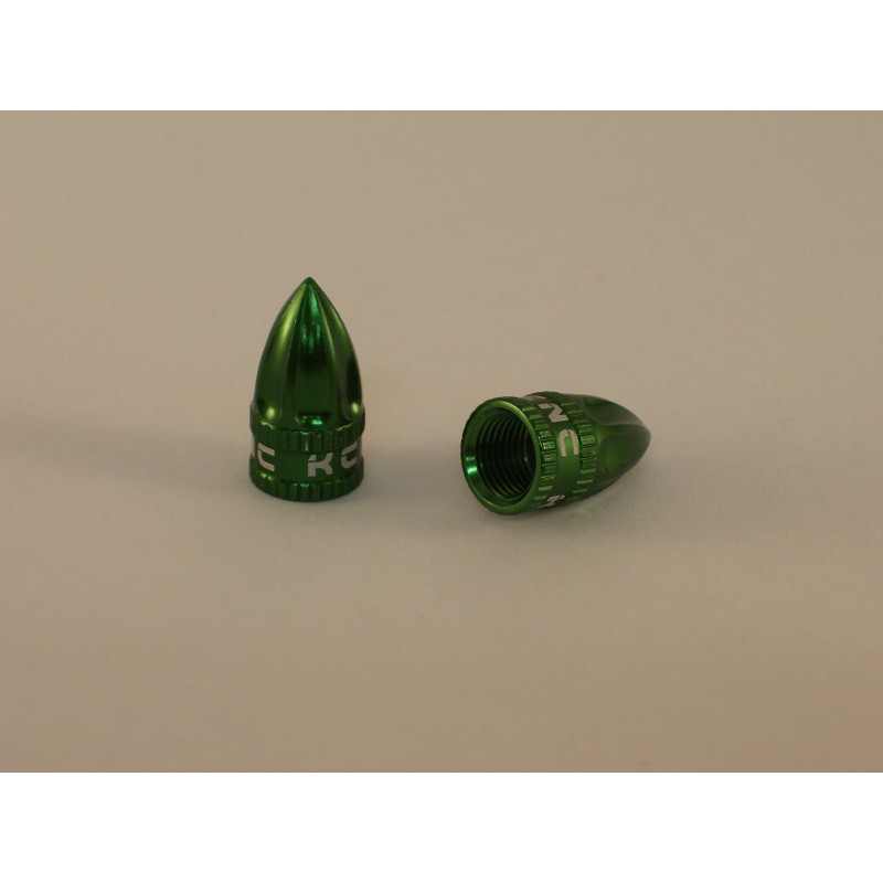 KCNC Bouchons de Valve Schrader Vert
