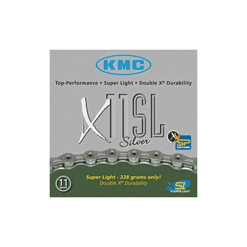 KMC Chaine X11 SL 11v Argent