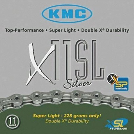 KMC Chaine X11 SL 11v Argent