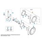 SHIMANO Kit Vis Plateau 6800 pour 46-36