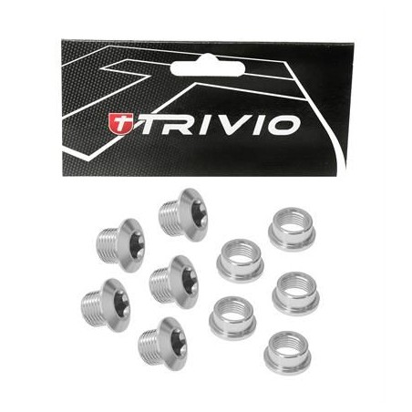 TRIVIO Kit de vis pour plateaux Route 9.9X7.05