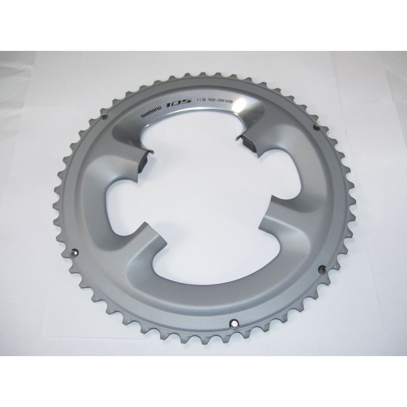 SHIMANO Plateau 105 5800 52 Dents 110mm 11v Argent