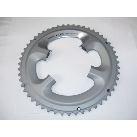 SHIMANO Plateau 105 5800 52 Dents 110mm 11v Argent
