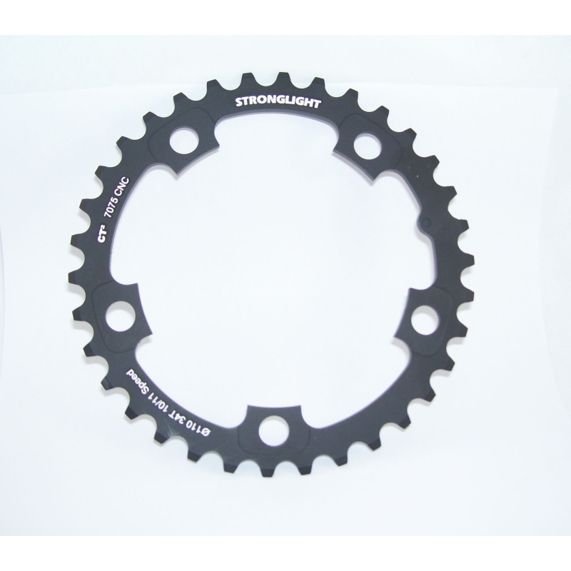 Plateau Vélo Sunrace 34 Dents Noir - Compatible 10/11/12 Vitesses - Acier, Rétention De Chaîne Optimale
