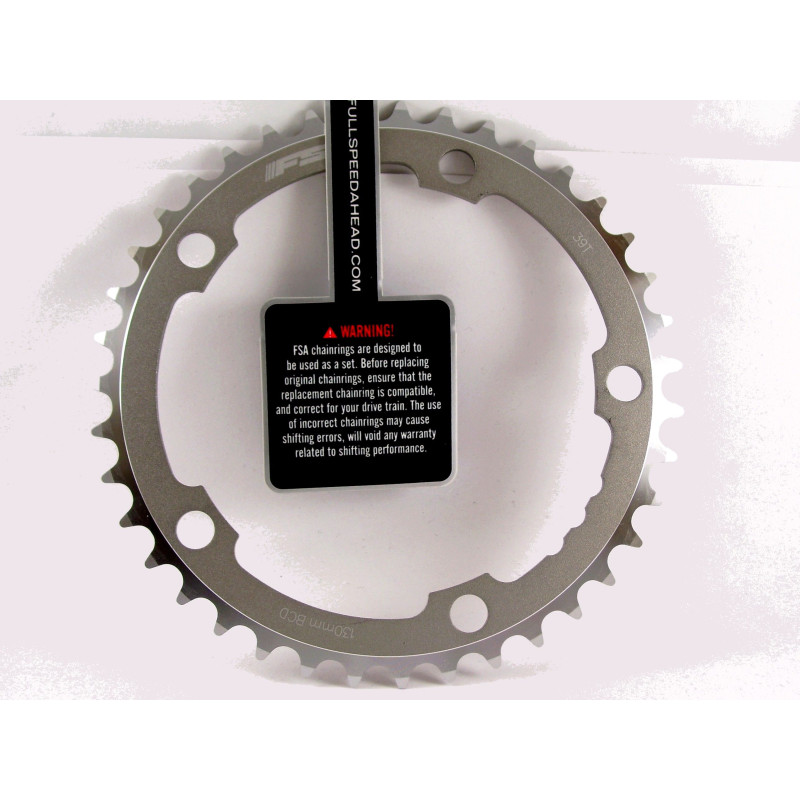 FSA tray Super T Road 130 mm 39 teeth Storm Gray 11V