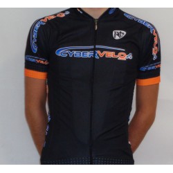 CYBERVELO Maillot Vélo Manches Courtes