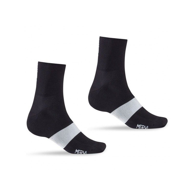 GIRO Chaussettes Vélo Classic Racer Noir/Blanc