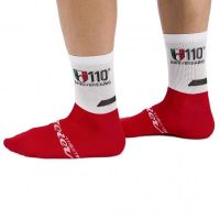 WILIER Chaussettes 110° Blanc / Rouge 2017