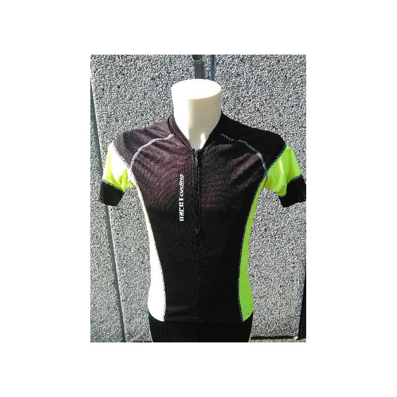 NORET Maillot Cycliste Air M Noir/Jaune