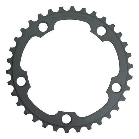 SHIMANO Plateau 105 10V 5750 34 dents double 110mm Noir