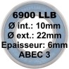 ENDURO Roulement 6900 LLB C-3