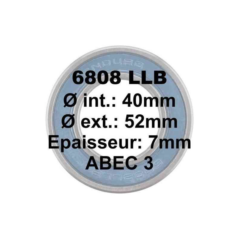 ENDURO Roulement 6808 LLB C-3