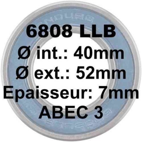 ENDURO Roulement 6808 LLB C-3