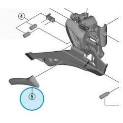 SHIMANO Plaquette de Chape de Dérailleur Avant Dura-Ace FD-9100