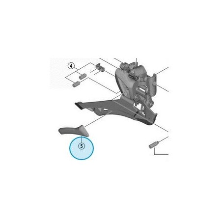 SHIMANO Plaquette de Chape de Dérailleur Avant Dura-Ace FD-9100