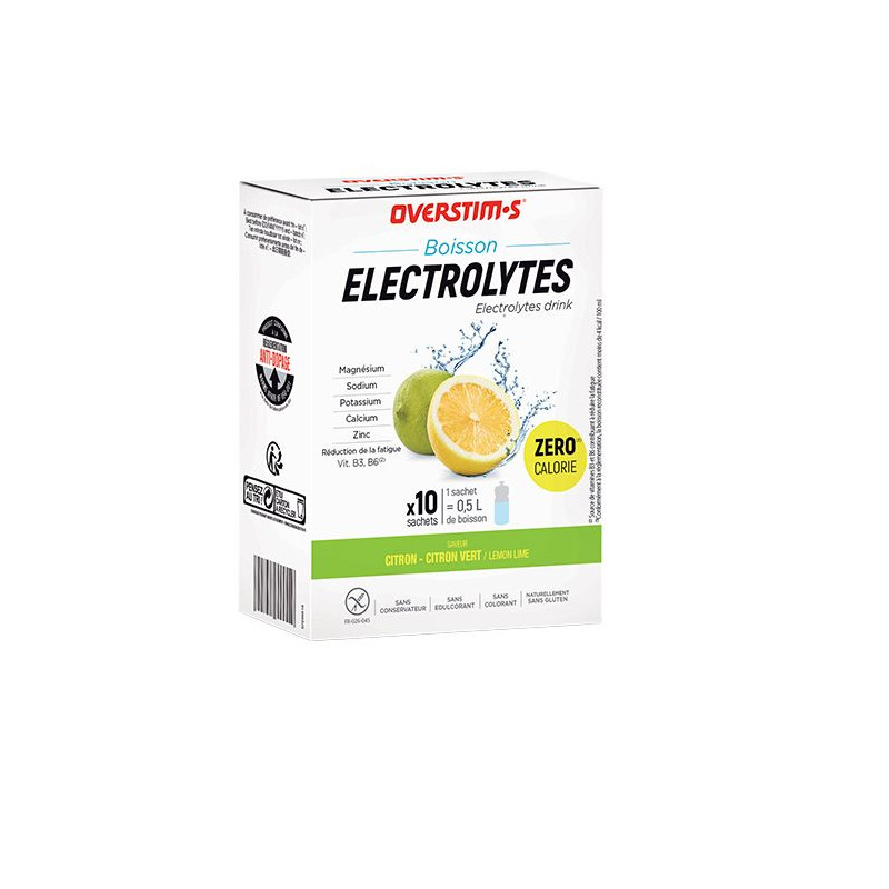 OVERSTIMS Boisson Electrolytes Zero Calorie