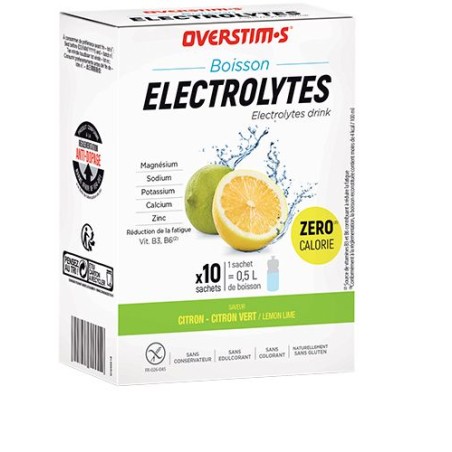 OVERSTIMS Boisson Electrolytes Zero Calorie