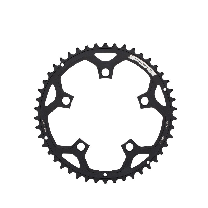 FSA Plateau Route Pro Road 110x48 Dents 10-11 Vitesses Noir