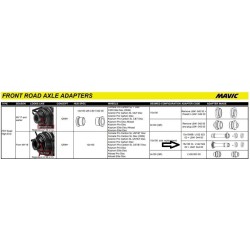 Mavic Axe de Roue Avant à Disque QR 9/12/15