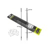 SAPIM Rayon CX Ray 278mm Plat Droit Noir