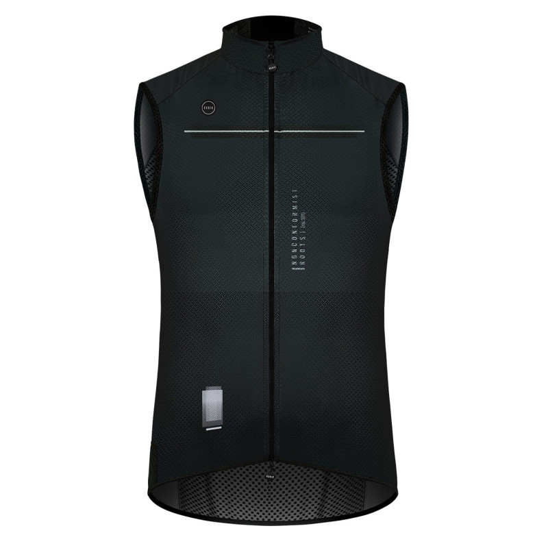 GOBIK Coupe Vent Sans Manches Plus 2.0 Noir Lead