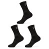 SPIUK Pack de 3 Paires de Chaussettes Anatomic Summer Noir