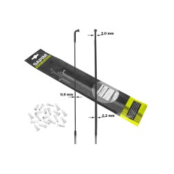 SAPIM Rayon CX Ray 14x261mm Plat Coudé Noir