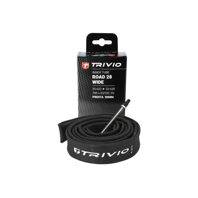 TRIVIO Chambre à Air 700X25/32 Valve 80mm Presta