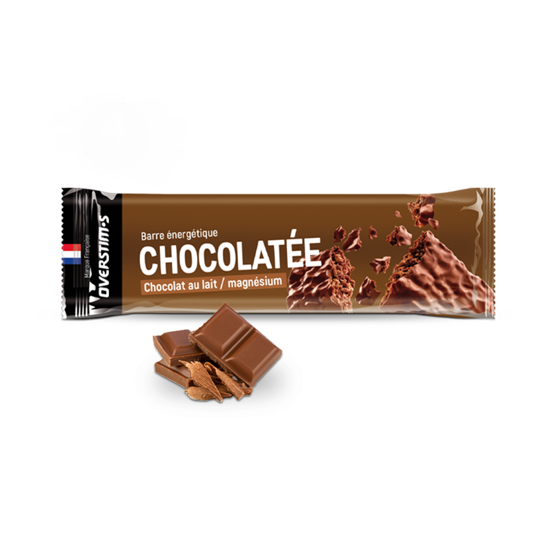 OVERSTIMS Barre Chocolat au Lait Magnesium