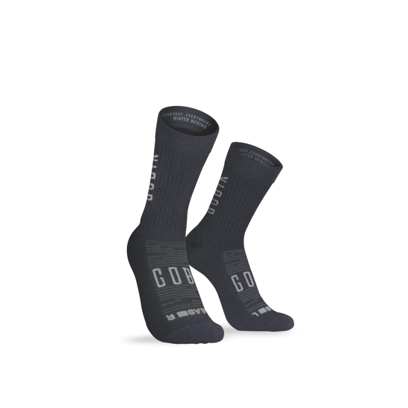 GOBIK Chaussettes Hiver Merino Grey Unisex