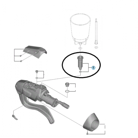 SHIMANO Adaptateur Entonnoir ST-R9120 Pour Route