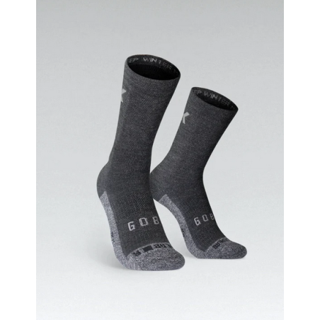 GOBIK Chaussettes Hiver Merino Deep Iron