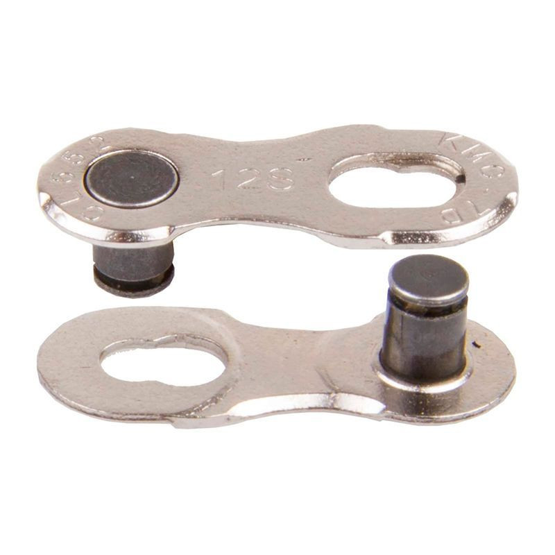 KMC Attache Rapide 12V, Campagnolo, Sram, Shimano NON Ré-Utilisable Argent