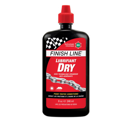 FINISH LINE Lubrifiant Chaine Vélo 240ml Teflon Sec