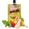 BAOUW Compote Energétique Bio 90g Poire-Pomme-Menthe
