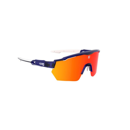 AZR Lunettes RACE RX Crystal Bleu - Blanc / Rouge Iridium