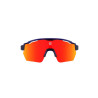 AZR Lunettes RACE RX Crystal Bleu - Blanc / Rouge Iridium