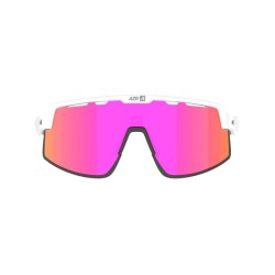 AZR Lunettes SPEED RX Blanc - Gris / Rose Iridium