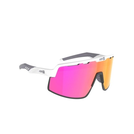 AZR Lunettes SPEED RX Blanc - Gris / Rose Iridium