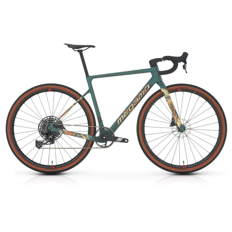 MEGAMO Gravel SILK 10 - M - Sram Apex 1x12s - Bleu