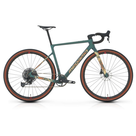 MEGAMO Gravel SILK 10 - M - Sram Apex 1x12s - Bleu