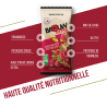 BAOUW Barre Énergétique Bio EXTRA Framboise Pistache 50g