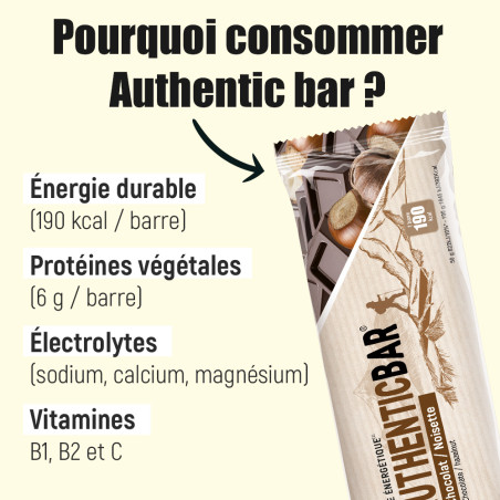 OVERSTIMS Authentic Bar Chocolat Cacahuetes