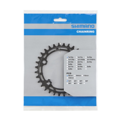SHIMANO Plateau 32 Dents 1X12 Vitesses 96mm 4 Trous MT510-MT511