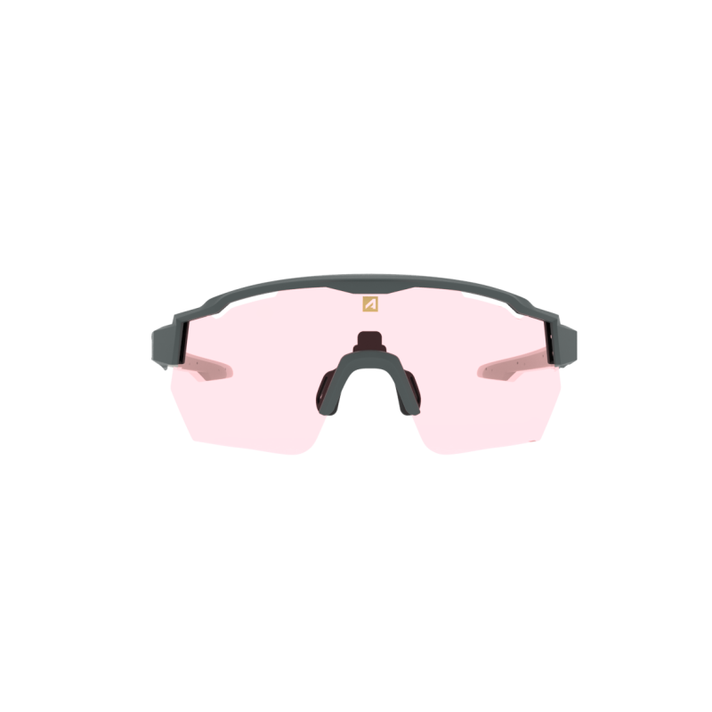 Lunettes KROMIC RACE RX Carbone Mate Vernie / Ecran Irisé Rose