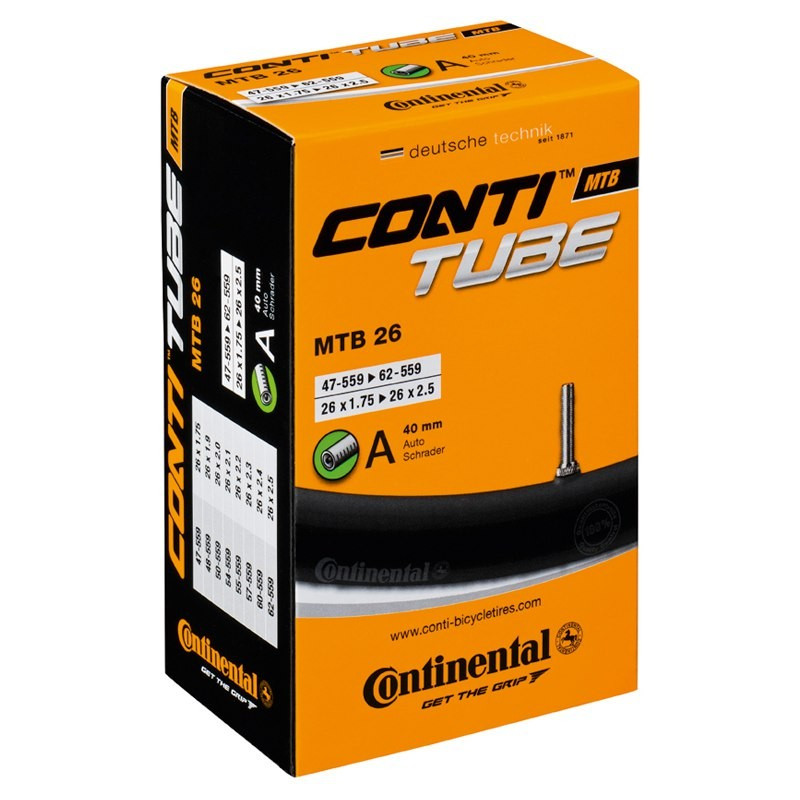CONTINENTAL room has air Tube 29 MTB Schrader