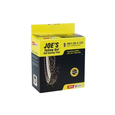 No. FLATS room has air Joe Yellow Gel 26x1.95